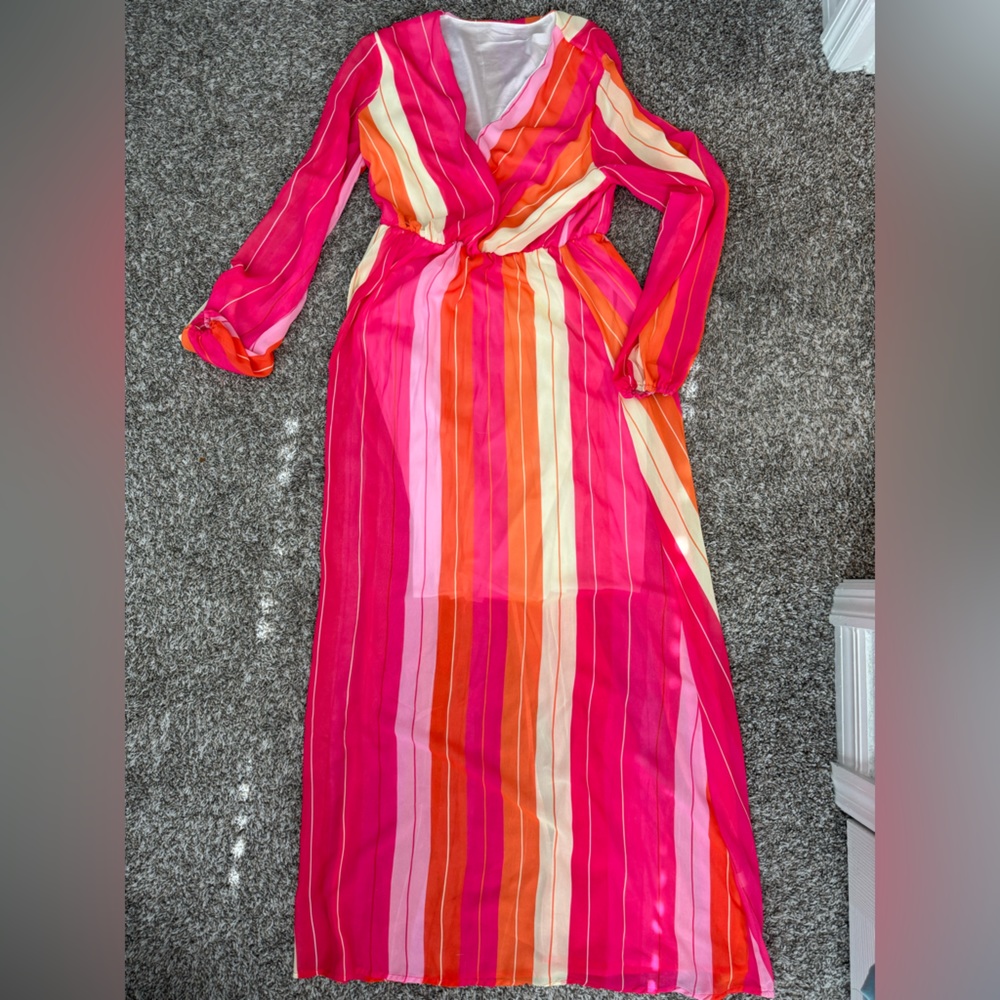Hot Pink Maxi Dress